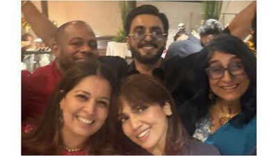 ‘Dhurandhar’ star Ranveer Singh spotted in Shanoo Sharma’s intimate wedding as Bhumi Pednekar drops UNSEEN PICS | Hindi Movie News