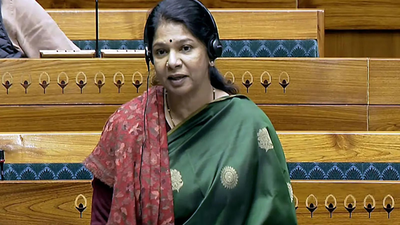 Dmk Mp Kanimozhi: ‘Changed political circumstances’: Kanimozhi writes to Lok Sabha speaker seeking separate seating for DMK MPs after break-up with Congress | India News