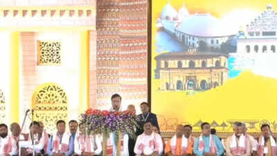 Assam Cm Oath Ceremony: Himanta Biswa Sarma takes oath as Assam CM for second term; PM Modi, Amit Shah present | India News