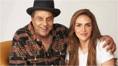 ‘Lage raho bete’: Esha Deol gets emotional remembering late father Dharmendra; Bobby Deol shows support | Hindi Movie News