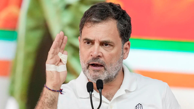‘Manuvadi, anti-women mindset’: Rahul Gandhi rips into BJP over ‘pallu’ remark on Congress MP Geniben Thakor | India News