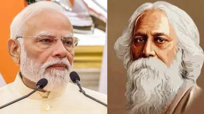 ‘Eternal voice of civilisation’: PM Modi pays tribute to Rabindranath Tagore on ‘pochishe boishakh’ | India News