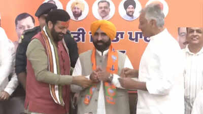 Another setback for AAP: Punjab CM Bhagwant Mann’s cousin Gyan Singh Mann joins BJP ahead of polls | India News