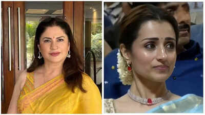 Kunickaa Sadanand defends Trisha Krishnan amid trolling over emotional moment at Thalapathy Vijay’s swearing-in ceremony |