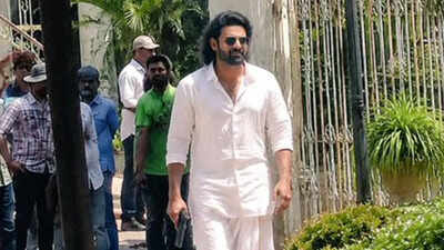Prabhas SPOTTED on Sandeep Reddy Vanga’s ‘Spirit’ sets in Kompally
