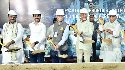 Rajnath, CM Naidu lay stone for AMCA project in Andhra, minister calls it ‘history chapter in defence history’; 8 cos to set up ‘Drone City’ in Kurnool