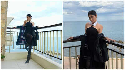 Mouni Roy shares glamorous first glimpse from Cannes amid separation from Suraj Nambiar; stuns in elegant black outfit