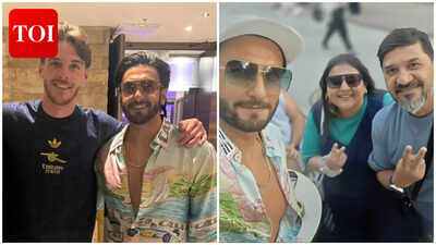 Ranveer Singh poses with Arsenal star Declan Rice in Budapest amid ongoing FWICE ‘ban’ over Don 3 controversy with Farhan Akhtar | Hindi Movie News