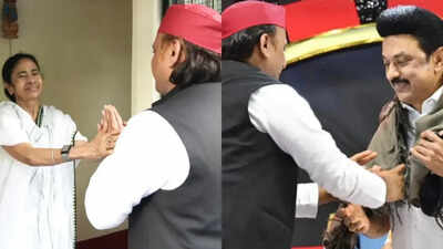 Message for Congress? Akhilesh shares Mamata, Stalin photos with cryptic ‘not ones who abandon’ post | India News