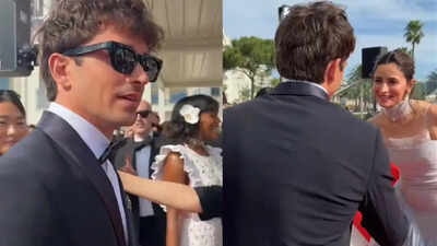 Charles Leclerc’s gentlemanly behaviour towards Alia Bhatt woos fans; F1 star offers Bollywood star a hand at Cannes – WATCH﻿ |