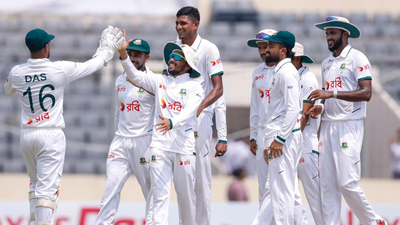 Bangladesh stun Pakistan by 104 runs as Nahid Rana’s five-for seals historic Test win | Cricket News