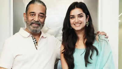Bhagyashri Borse shares emotional post after meeting Kamal Haasan; ‘Promise to make you proud,’ says ‘Seyon’ actress | Tamil Movie News