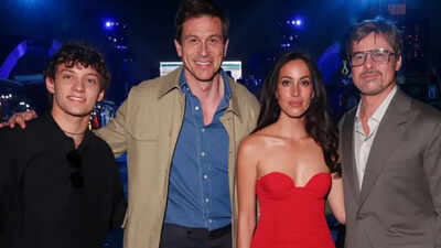 The Adventures Of Cliff Booth: Brad Pitt makes stylish appearance with girlfriend ﻿Ines de Ramon; gears up for ‘The Adventures of Cliff Booth’ November 25 release |