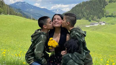 Celina Jaitly says her sons have been sent to an undisclosed location, she’s blocked on whatsapp, calls amidst divorce proceedings: ‘Obstruction of communication’ |