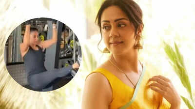 Jyotika Workout Video: Jyotika’s Mother’s Day workout video seizes attention; ‘System’ actress stuns fans with intense gym workout | Tamil Movie News