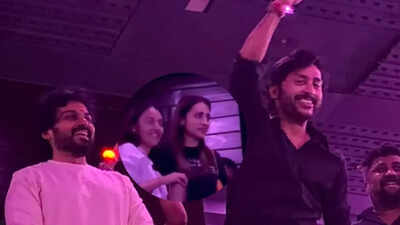 ‘Karuppu’ finally releases; Suriya’s film call Vijay ‘Chief Minister,’ Trisha, RJ Balaji, and Karthi join the FDFS
