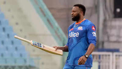 Kieron Pollard fined 15% match fee after Mumbai’s win against Punjab