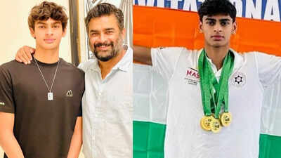 Vedant Madhavan: R Madhavan’s son Vedaant Madhavan wakes at 4:30 AM, lives a disciplined life, targets Olympic medal, credits parents for supporting his dreams as a swimmer | Hindi Movie News