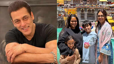 Arpita Khan: Salman Khan’s sister Arpita Khan seeks blessings at Kedarnath; Aahil and Ayat join spiritual journey; ‘Har Har Mahadev’ post wins hearts | Hindi Movie News