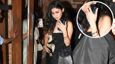 Mouni Roy flaunts huge diamond ring as she makes FIRST APPEARANCE amid divorce buzz with Suraj Nambiar – PICS |