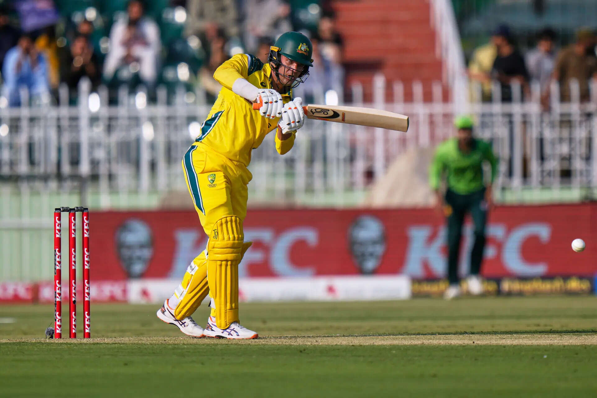Australia 60/1 in 13.0 Overs | PAK vs AUS Live Score, 1st ODI: Abrar Ahmed strikes early to remove Alex Carey