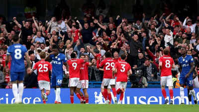 Nottingham Forest sink Chelsea 3-1 to hurt their chances of UEFA Champions League qualification | Football News