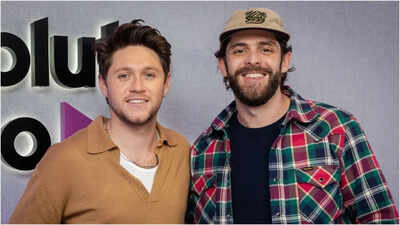 Thomas Rhett says he’s ‘good buddies’ with Niall Horan, belts out the lyrics to ‘Steal My Girl’