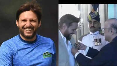 Pakistan honours Shahid Afridi with Hilal-e-Imtiaz, fourth cricketer to receive honour — Watch | Cricket News