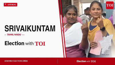 Srivaikuntam election results 2026: TVK’s G Saravanan wins by 1,186 votes | India News