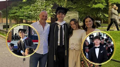 ‘Stranger Things’ star Noah Schnapp celebrates graduation and the start of a new chapter