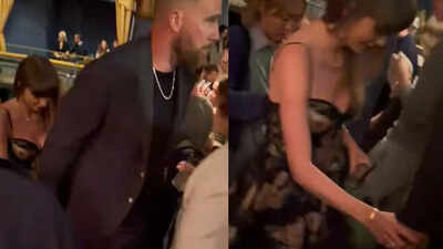 Taylor Swift and Travis Kelce take a break from wedding prep; attend Sadie Sink’s Romeo and Juliet play in London- WATCH |