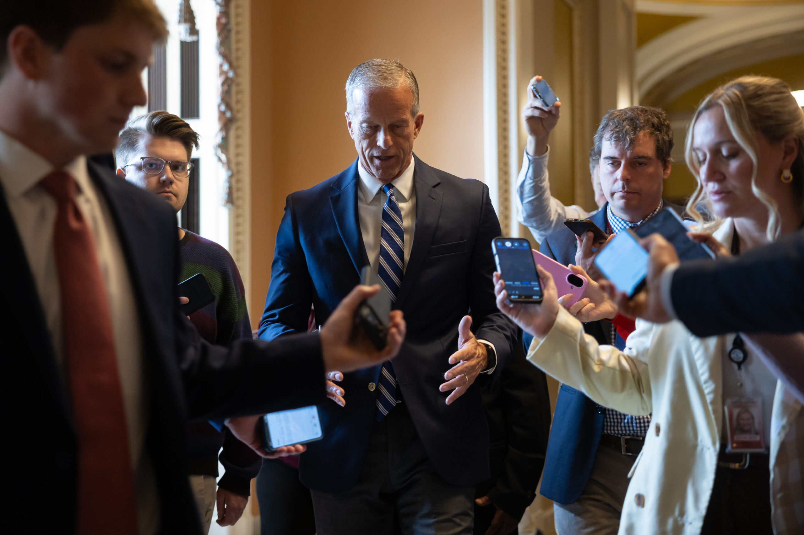 Trump wants a gas tax holiday. Republicans will ‘hear him out,’ Thune says
