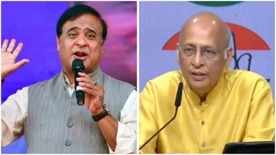 Defamation row: Reflect on inappropriate remarks, Singhvi says; don’t need lessons on decency, replies Himanta Sarma | India News