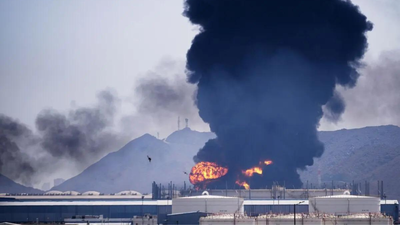 Middle East crisis: Three Indians injured after drone strike sparks fire at Fujairah oil zone in UAE | India News