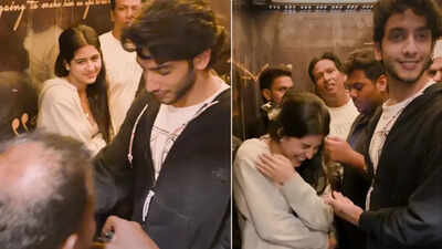 Vedang Raina and Naomika Saran spotted on movie date; co-stars struggle to keep a straight face – WATCH |