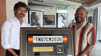 Virat Kohli’s signed bat to GOAT’s ‘CM 2026’ number plate: Vijay’s viral gifts that grabbed attention | Tamil Movie News