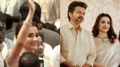 Trisha Krishnan: Vijay Thalapathy Sworn in as Chief Minister of Tamil Nadu Amidst Celebrity Support |