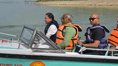 CM Dhami inspects arrangements for International Kayaking and Canoeing C’ship in Udham Singh Nagar | India News
