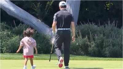 Priyanka Chopra: ‘Best day with best dad’: Priyanka Chopra shares an adorable glimpse of Malti Marie’s day out with Nick Jonas at the golf course | Hindi Movie News