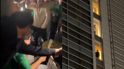 Mexican fans swarm Ecuador team hotel with drums and chants before round of 32 clash | Football News