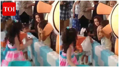 Alia Bhatt and daughter Raha Kapoor steal hearts at Varun Dhawan’s daughter Lara’s birthday bash; viral video melts fans |
