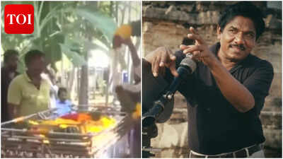 Bharathiraja’s mortal remains reach Theni; Public pays final respects to veteran filmmaker – WATCH | Tamil Movie News