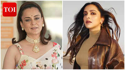 Kangana Ranaut gives a rare shoutout to Deepika Padukone slamming Bollywood’s culture of insecurity: ‘Too much negativity’ | Hindi Movie News