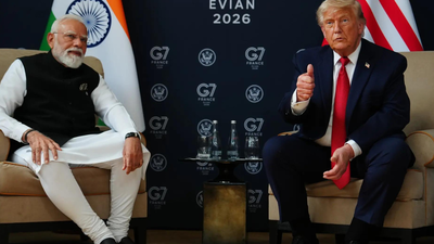 PM Modi seeks ‘highest priority’ for seafarers in W Asia peace deal in meeting with Trump; US president reiterates he ended 8 wars, mentions G2 | India News