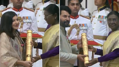 From Rohit Sharma to Alka Yagnik: President Murmu confers Padma Awards at Rashtrapati Bhavan – check list | India News