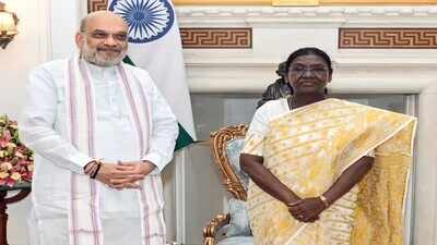 Amit Shah calls on president amid buzz of reshuffle of union council of ministers | India News