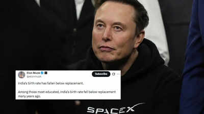Elon Musk Highlights Alarming Drop in India’s Fertility Rate | India News