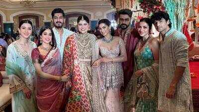Anshula Kapoor and Rohan Thakkar’s pre-wedding festivities: Shanaya, Arjun, Janhvi and Khushi join family celebrations | Hindi Movie News