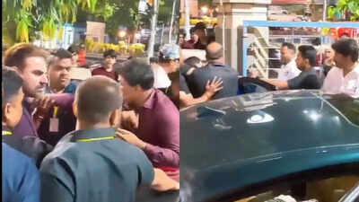 Arbaaz Khan stunned as unidentified man breaches security and gets into his car, forcefully pulled out later in viral video |