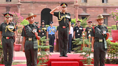 ‘Wars will be more joint, theatre-oriented in future’, says Gen Dwivedi as he hands over command of Army to Gen Dhiraj Seth | India News